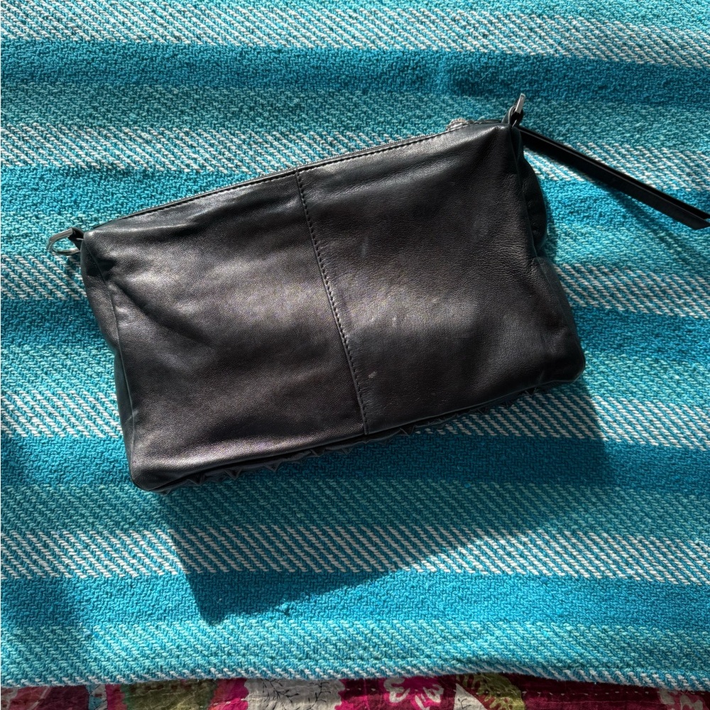 All Saints Black Star-Studded Crossbody Bag - Picture 4 of 16